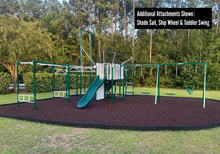 Load image into Gallery viewer, Large Outdoor Fitness Playset | SwingSesh