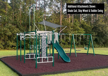Load image into Gallery viewer, Large Outdoor Fitness Playset | SwingSesh