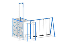 Load image into Gallery viewer, Compact Ninja Swing Set