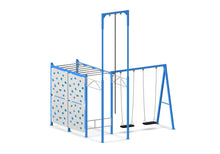 Load image into Gallery viewer, Compact Ninja Swing Set