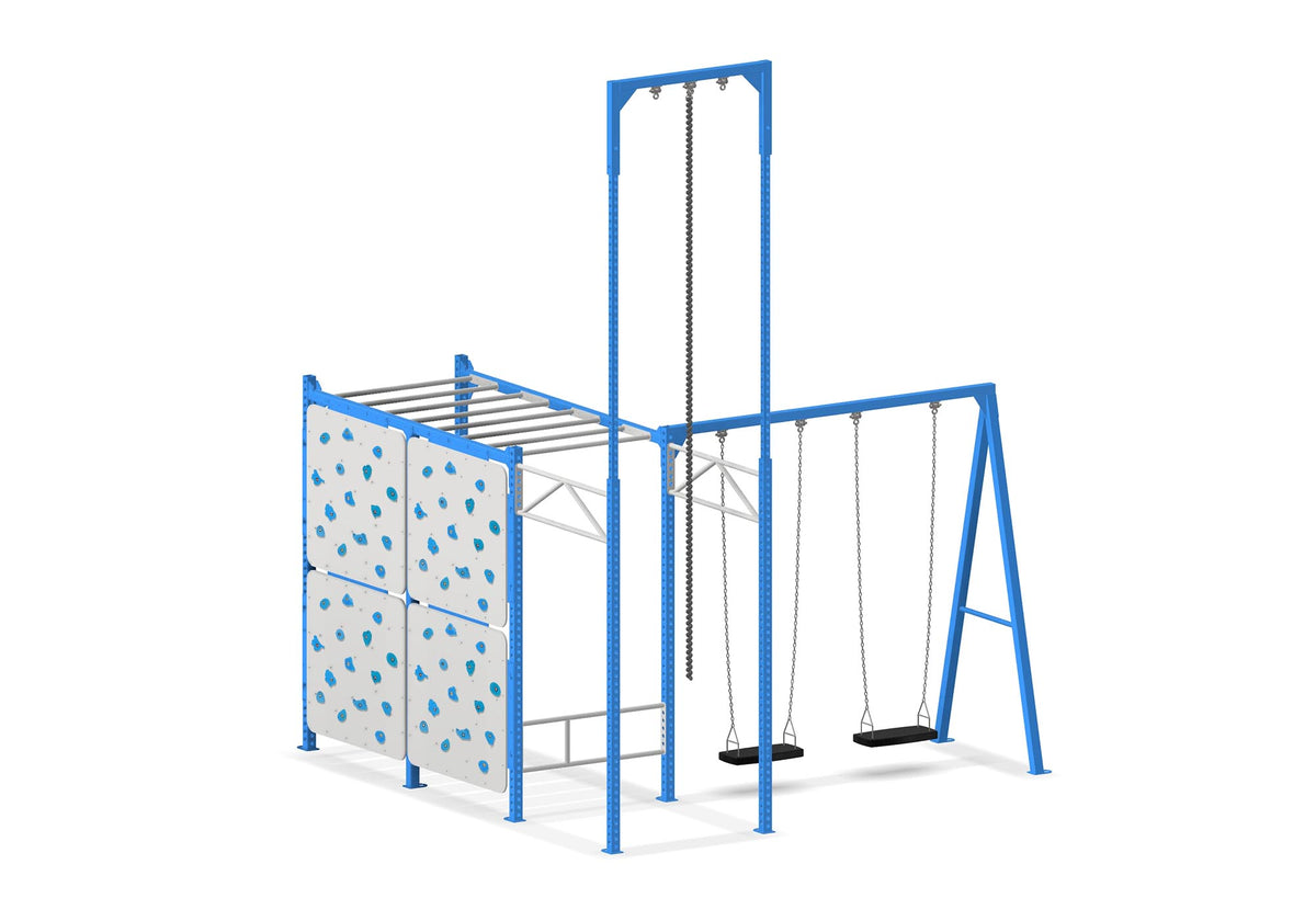 ニシコイ　シェルフS Compact Ninja Swing Set | Small Backyard Ninja Swing Set – SwingSesh