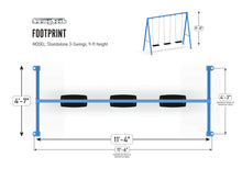 Load image into Gallery viewer, Standalone Swing Set 8-ft Height
