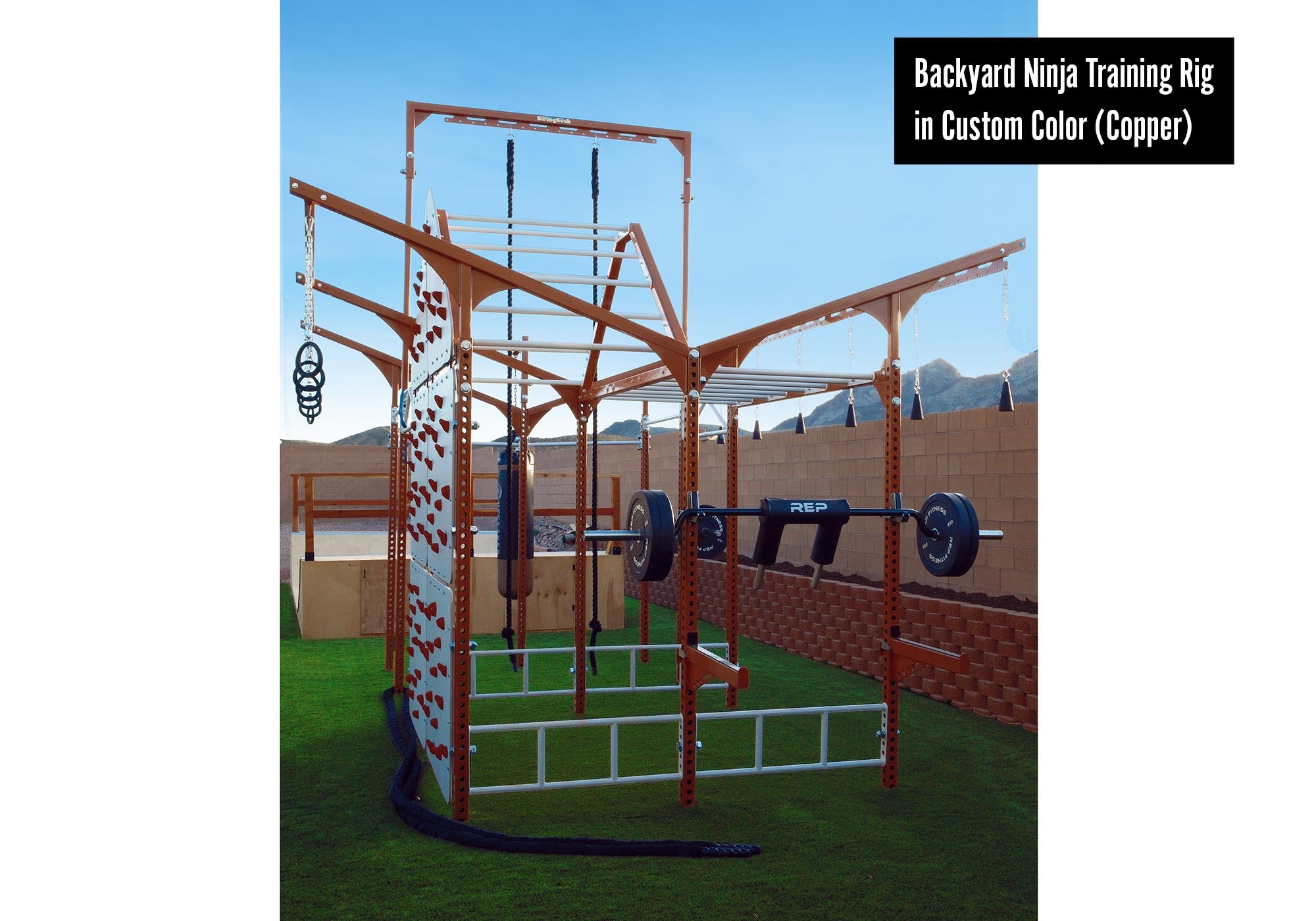 Ninja Rigg Backyard Ninja Training Rig | SwingSesh