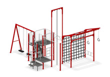 Load image into Gallery viewer, Obstacle Course Swing Set | SwingSesh
