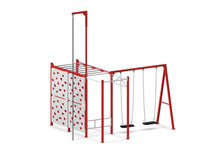 Load image into Gallery viewer, Compact Ninja Swing Set - Red

