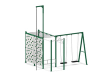 Load image into Gallery viewer, Compact Ninja Swing Set - Green
