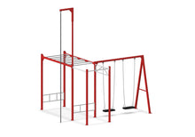 Load image into Gallery viewer, Compact Ninja Swing Set - Red
