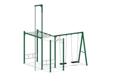 Load image into Gallery viewer, Compact Ninja Swing Set - Green
