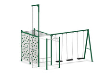 Load image into Gallery viewer, Compact Ninja Swing Set - Green
