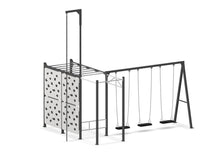 Load image into Gallery viewer, Compact Ninja Swing Set - Gray
