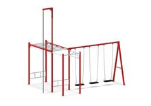 Load image into Gallery viewer, Compact Ninja Swing Set - Red
