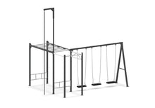 Load image into Gallery viewer, Compact Ninja Swing Set - Gray
