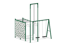 Load image into Gallery viewer, Compact Ninja Swing Set - Green
