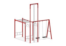 Load image into Gallery viewer, Compact Ninja Swing Set - Red
