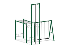 Load image into Gallery viewer, Compact Ninja Swing Set - Green

