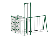 Load image into Gallery viewer, Compact Ninja Swing Set - Green
