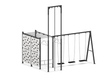 Load image into Gallery viewer, Compact Ninja Swing Set - Gray
