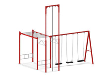 Load image into Gallery viewer, Compact Ninja Swing Set - Red
