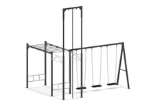 Load image into Gallery viewer, Compact Ninja Swing Set - Gray
