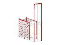 Load image into Gallery viewer, Compact Ninja Swing Set - Red

