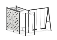 Load image into Gallery viewer, Compact Ninja Swing Set - Gray
