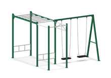 Load image into Gallery viewer, Compact Ninja Swing Set - Green
