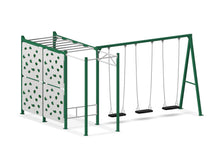 Load image into Gallery viewer, Compact Ninja Swing Set - Green
