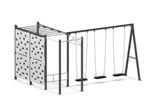 Load image into Gallery viewer, Compact Ninja Swing Set - Gray
